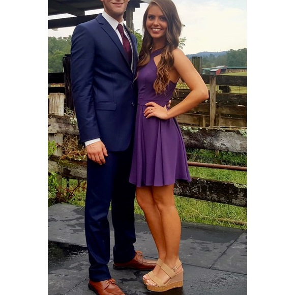 Lulu’s “Perfect Dance” Mini Halter Skater Dress - Picture 11 of 16